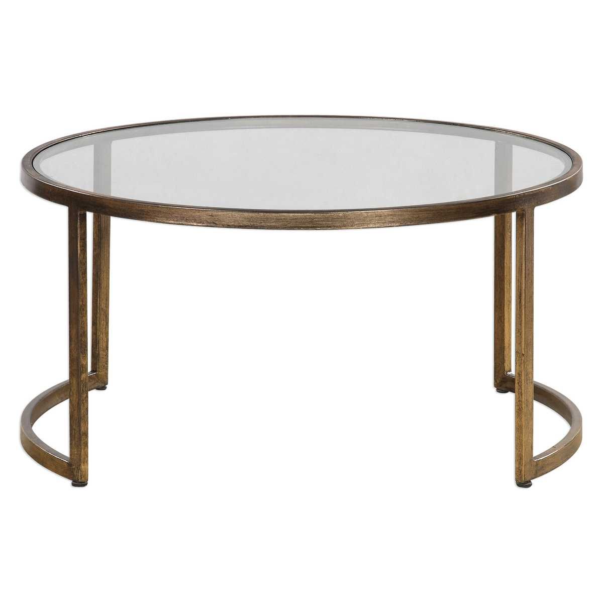 Rhea Nesting Coffee Tables, Gold, S/2 - functional centerpieces for homes | Image 5 | InSTYLE Home & Rugs