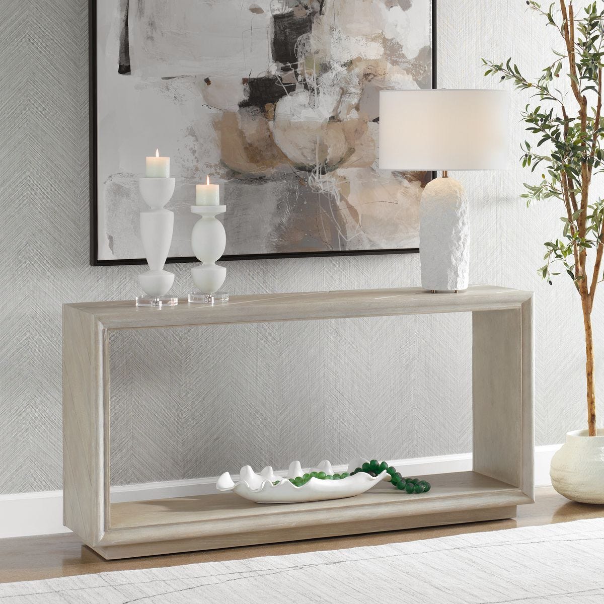 Prism Console Table - compact console for organizing entryway or hallway essentials | Image 3 | InSTYLE Home & Rugs