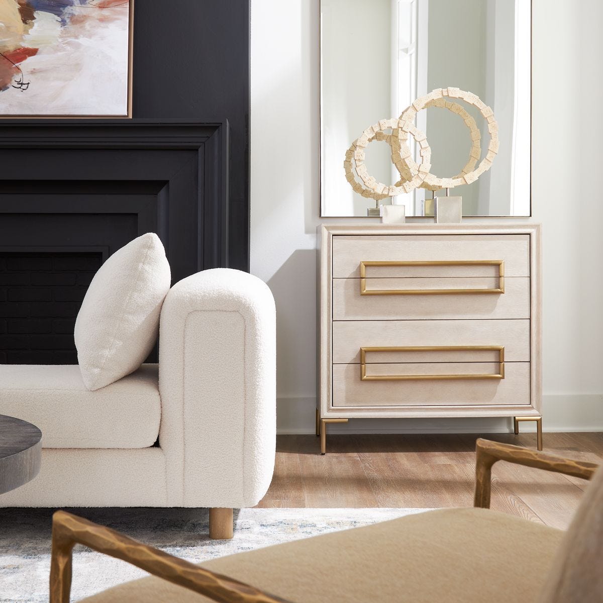 Alessia Accent Chest - wooden drawers chest for a classic touch to your home decor | Image 6 | InSTYLE Home & Rugs