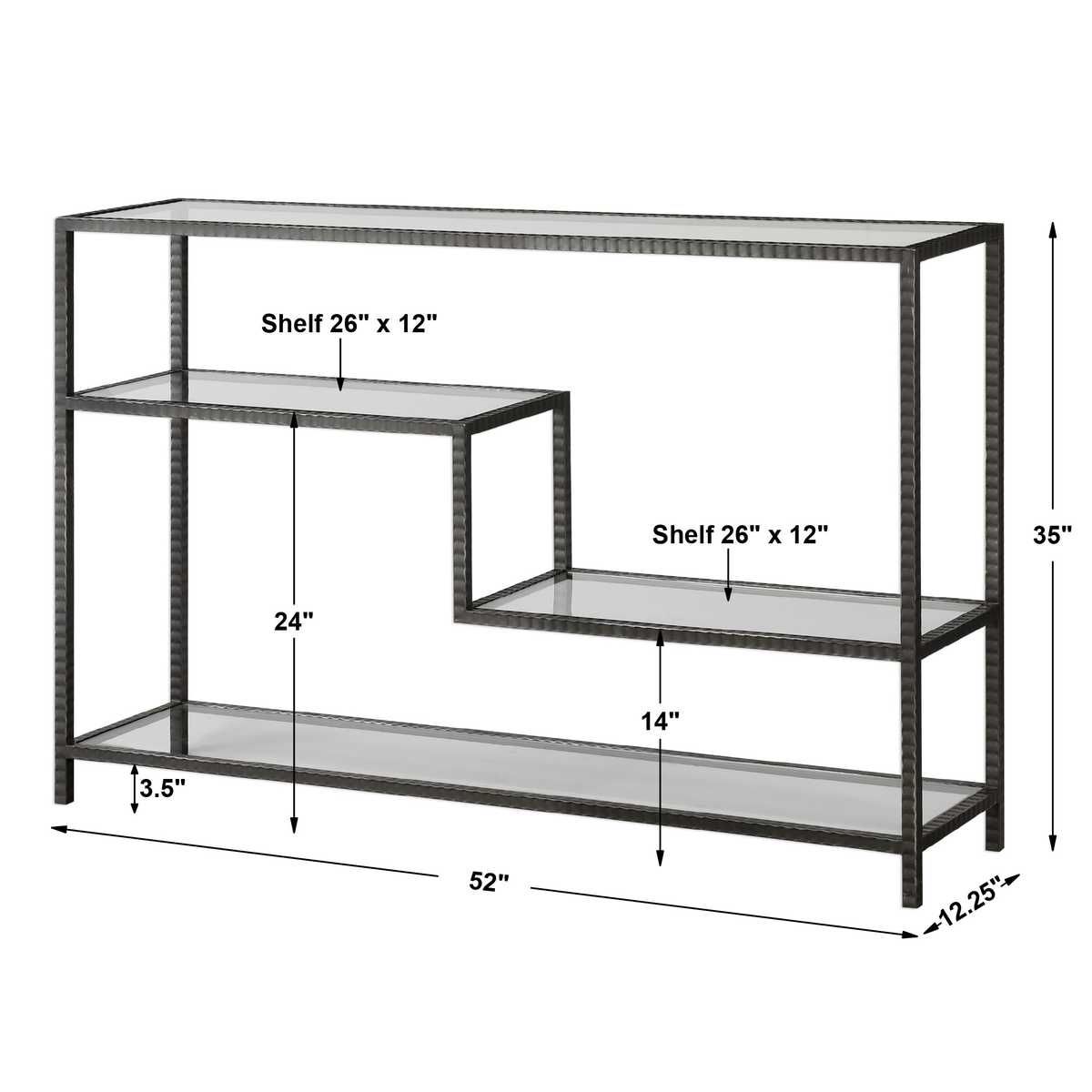 Leo Console Table - elegant console table for modern living room decor | Image 6 | InSTYLE Home & Rugs
