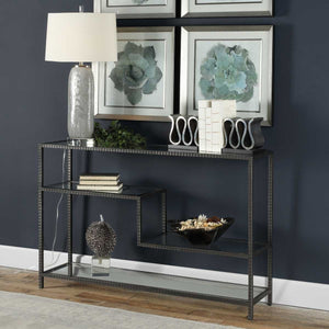 Leo Console Table - elegant console table for modern living room decor | Image 3 | InSTYLE Home & Rugs