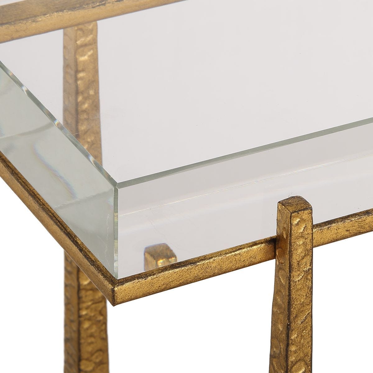 Midas Accent Table, Gold - chic accent table for contemporary home interiors | Image 7 | InSTYLE Home & Rugs