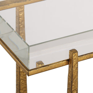 Midas Accent Table, Gold - chic accent table for contemporary home interiors | Image 7 | InSTYLE Home & Rugs