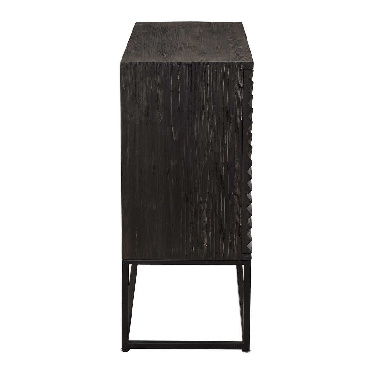 Zadie 2 Door Cabinet - perfect storage for drinks and glassware | Image 3 | InSTYLE Home & Rugs