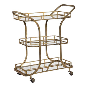 Stassi Serving Cart - bold and creative art for unique interior décor | Image 7 | InSTYLE Home & Rugs