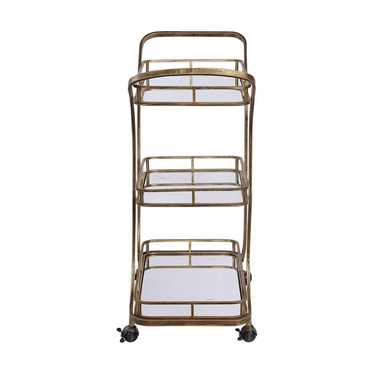 Stassi Serving Cart - bold and creative art for unique interior décor | Image 3 | InSTYLE Home & Rugs