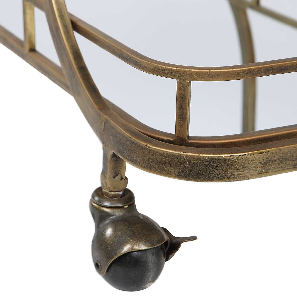 Stassi Serving Cart - bold and creative art for unique interior décor | Image 6 | InSTYLE Home & Rugs