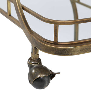 Stassi Serving Cart - bold and creative art for unique interior décor | Image 6 | InSTYLE Home & Rugs