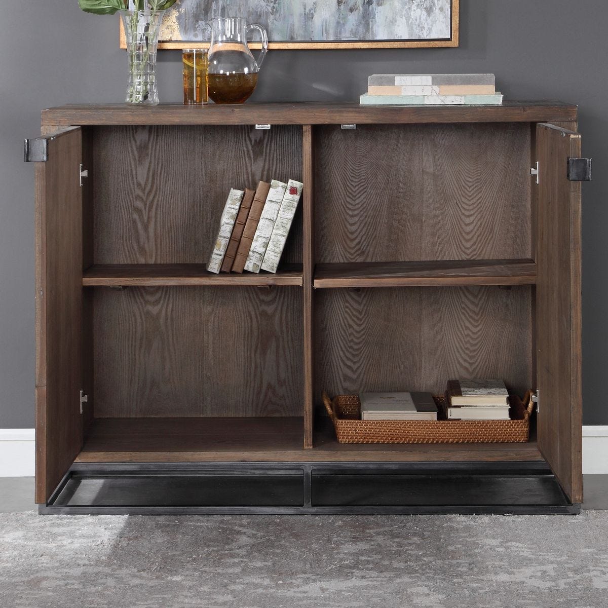 Evros 2 Door Cabinet - elegant cabinets for your bar | Image 3 | InSTYLE Home & Rugs