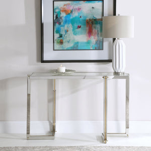 Locke Console Table - compact console for organizing entryway or hallway essentials | Image 1 | InSTYLE Home & Rugs