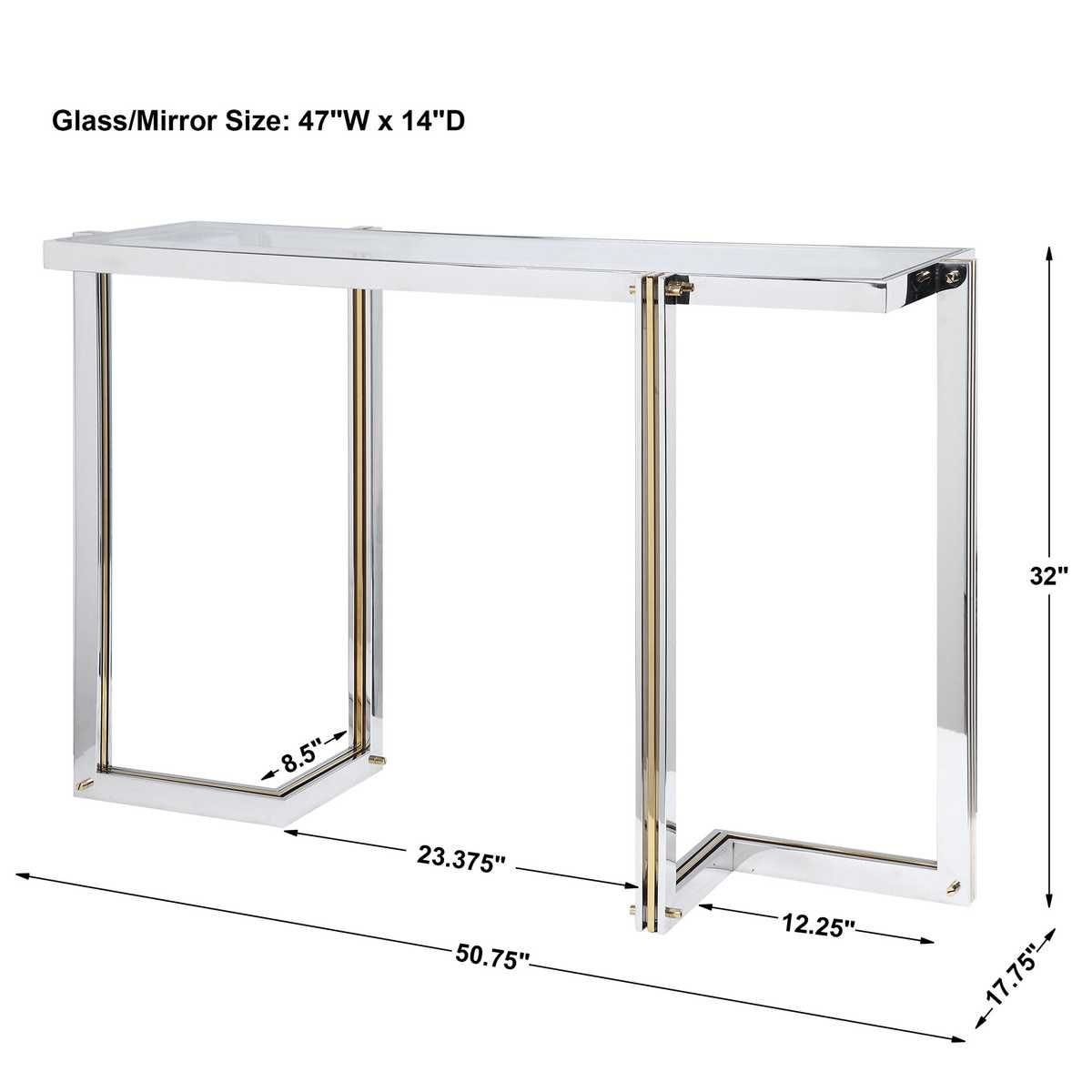 Locke Console Table - compact console for organizing entryway or hallway essentials | Image 8 | InSTYLE Home & Rugs