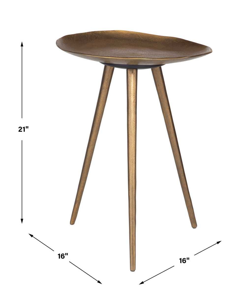 Lily Pad Accent Table - small accent table with storage for a clutter-free space | Image 6 | InSTYLE Home & Rugs