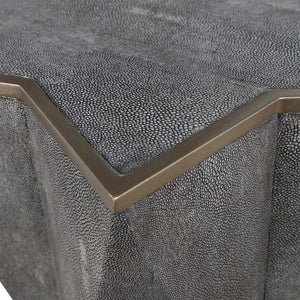 Capella Accent Table, Gray - small accent table with storage for a clutter-free space | Image 4 | InSTYLE Home & Rugs