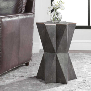 Capella Accent Table, Gray - small accent table with storage for a clutter-free space | Image 6 | InSTYLE Home & Rugs