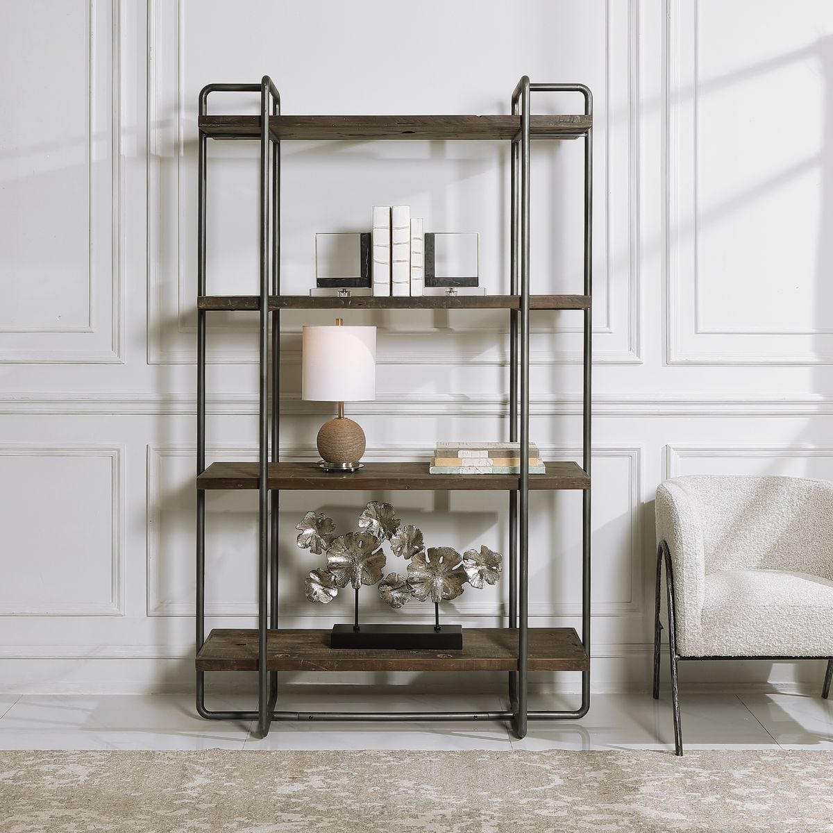 Stilo Etagere - modern etagere for displaying decor and accessories | Image 6 | InSTYLE Home & Rugs