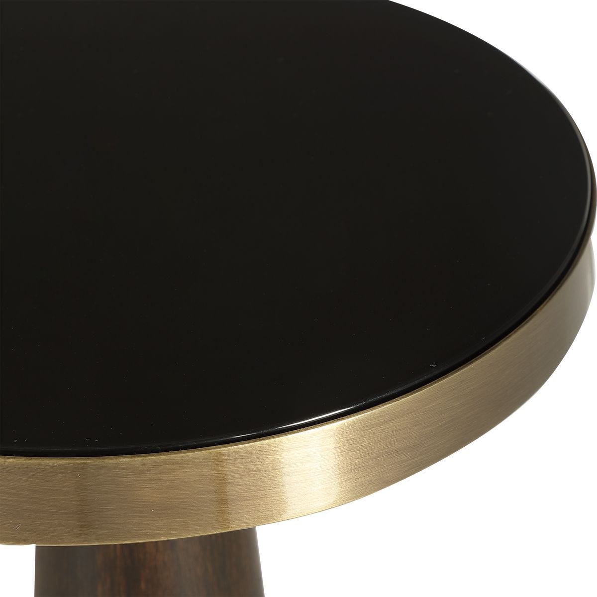 Fortier Accent Table, Espresso - functional accent table with unique design for any room | Image 4 | InSTYLE Home & Rugs