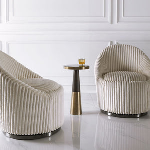 Fortier Accent Table, Espresso - functional accent table with unique design for any room | Image 1 | InSTYLE Home & Rugs