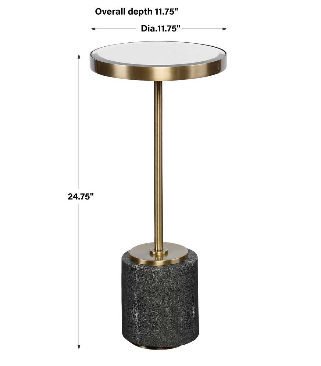 Laurier Drink Table, Gray - functional design with style | Image 5 | InSTYLE Home & Rugs