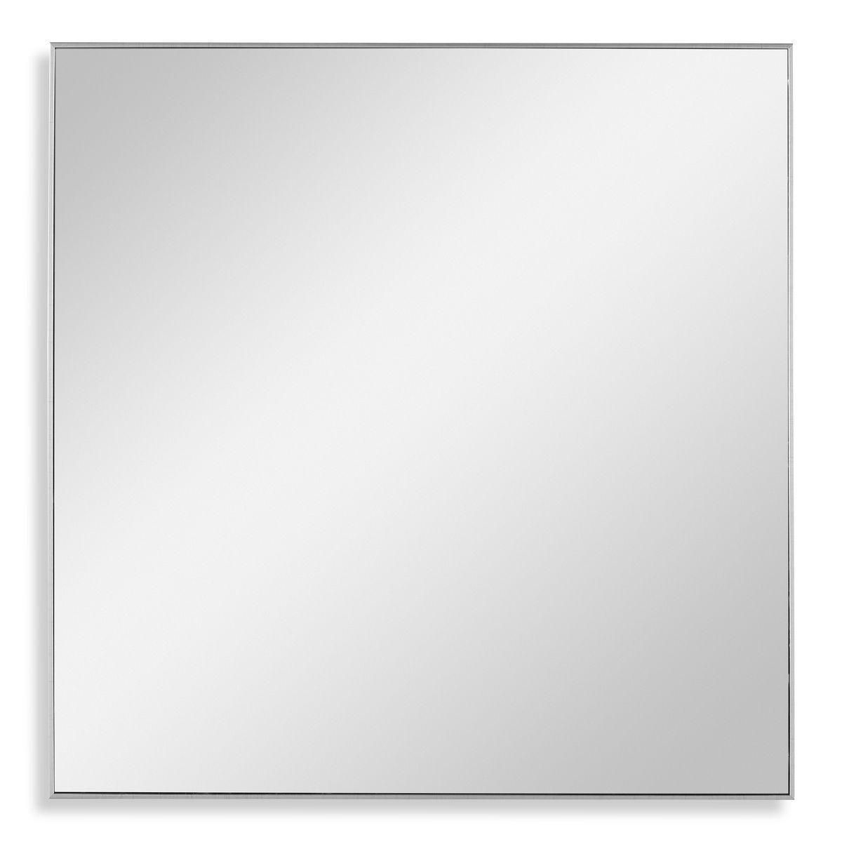 Alexo Square Mirror, Silver - elegant and functional accent pieces for any room | Image 1 | InSTYLE Home & Rugs