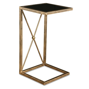Zafina Side Table - chic accent table for contemporary home interiors | Image 2 | InSTYLE Home & Rugs
