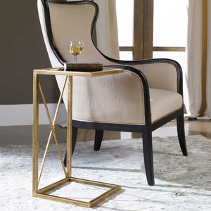 Zafina Side Table - chic accent table for contemporary home interiors | Image 1 | InSTYLE Home & Rugs