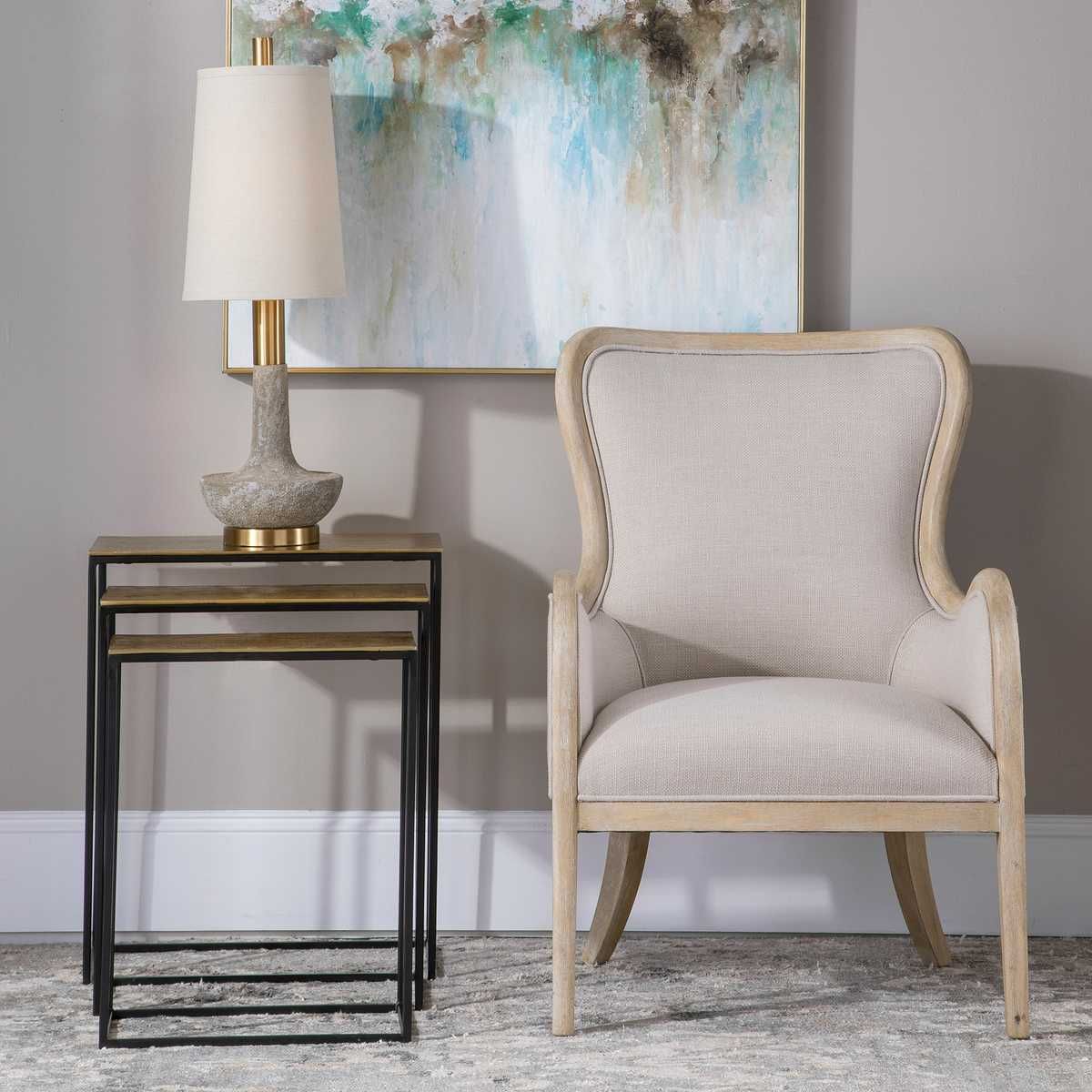 Coreene Nesting Tables, Gold, S/3 - accent tables for living rooms | Image 1 | InSTYLE Home & Rugs