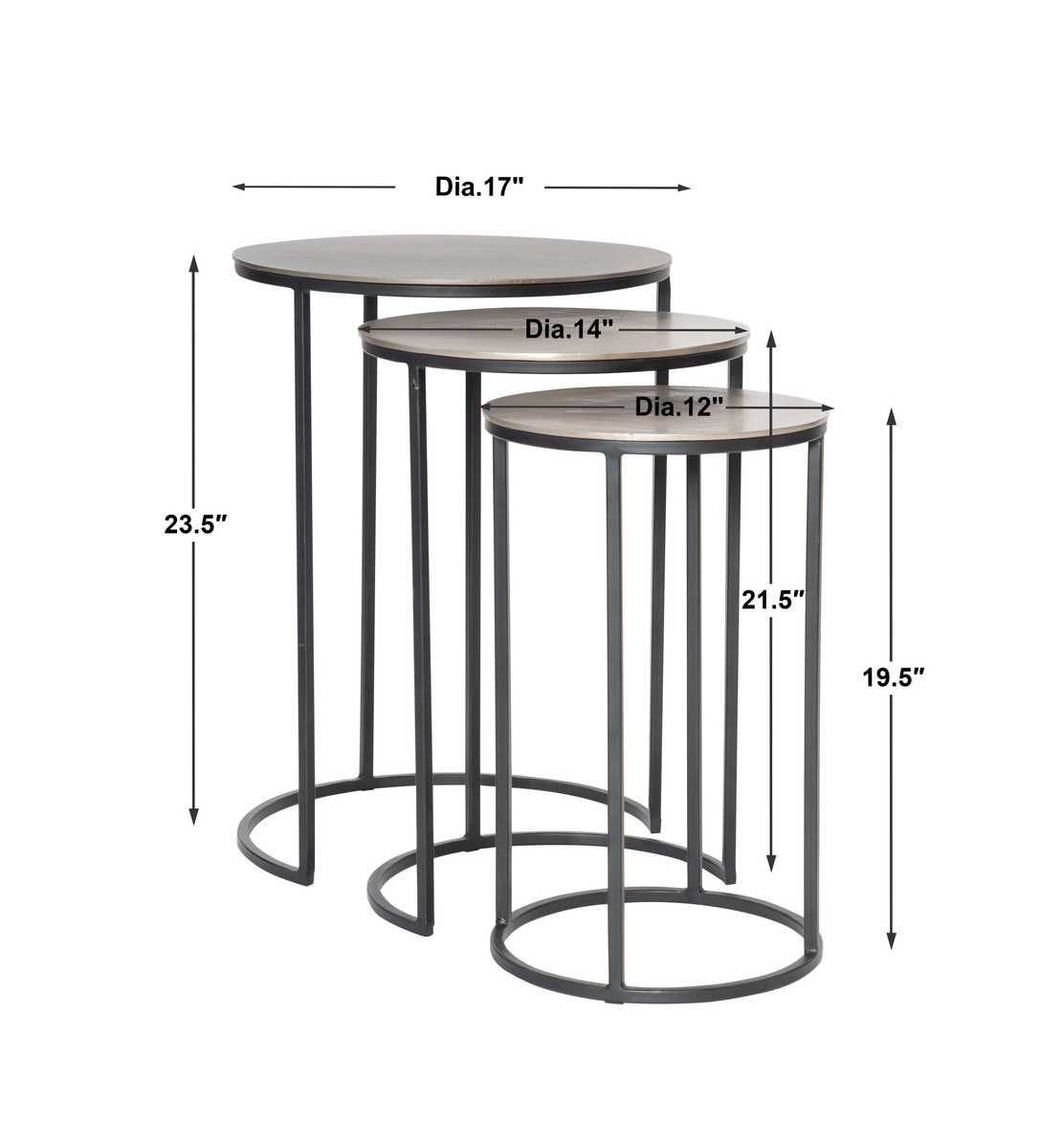 Erik Nesting Tables, S/3 - functional design with style | Image 6 | InSTYLE Home & Rugs