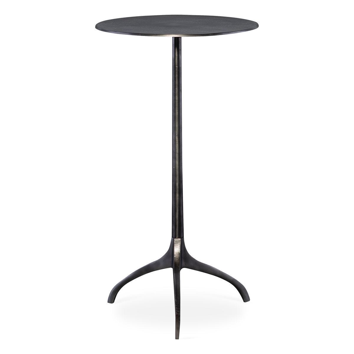 Beacon Accent Table, Nickel - small accent table with storage for a clutter-free space | Image 2 | InSTYLE Home & Rugs