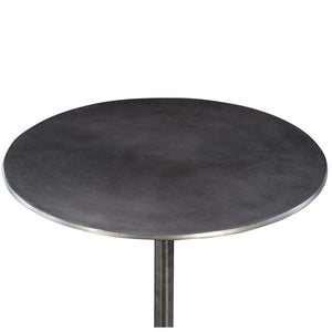 Beacon Accent Table, Nickel - small accent table with storage for a clutter-free space | Image 4 | InSTYLE Home & Rugs