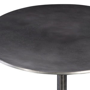 Beacon Accent Table, Nickel - small accent table with storage for a clutter-free space | Image 3 | InSTYLE Home & Rugs