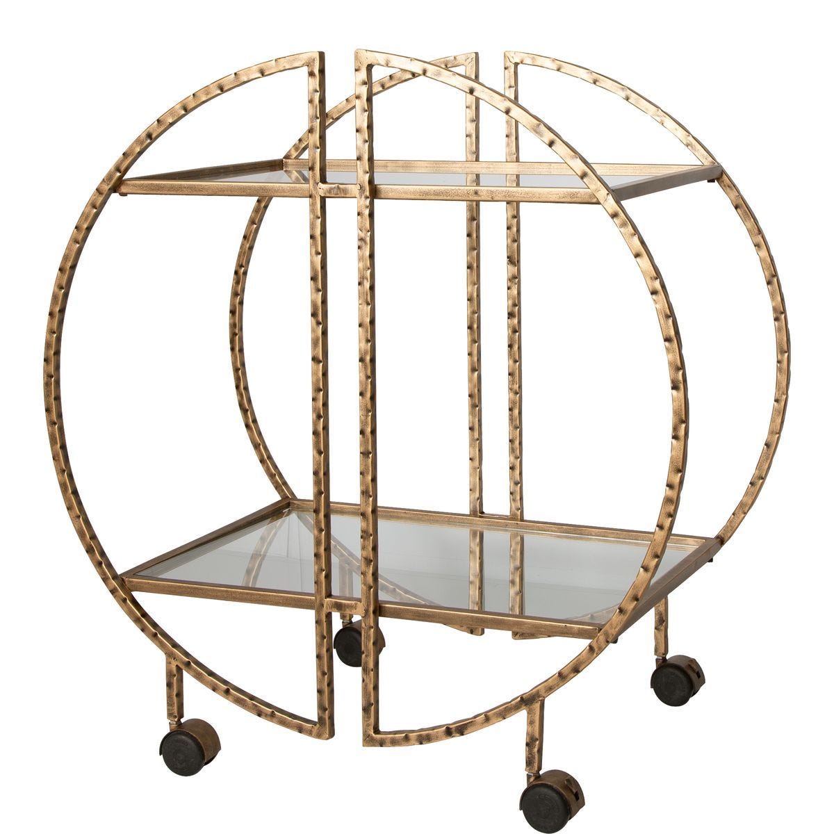 Zelina Bar Cart - compact bar cart for small spaces and home entertainment | Image 5 | InSTYLE Home & Rugs