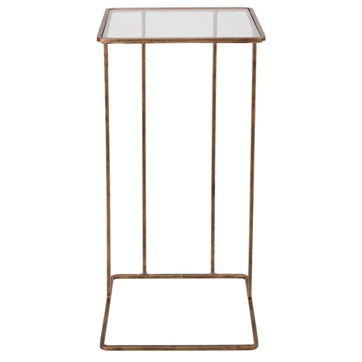 Cadmus Accent Table, Gold - small accent table with storage for a clutter-free space | Image 4 | InSTYLE Home & Rugs
