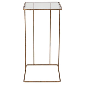 Cadmus Accent Table, Gold - small accent table with storage for a clutter-free space | Image 4 | InSTYLE Home & Rugs