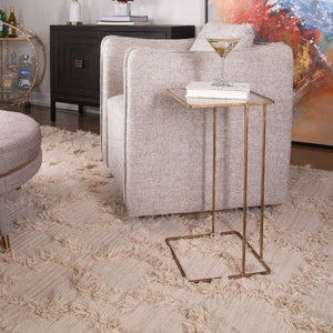 Cadmus Accent Table, Gold - small accent table with storage for a clutter-free space | Image 1 | InSTYLE Home & Rugs