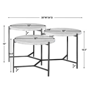 Contarini Coffee Table, 2 Cartons - stylish tables for living rooms | Image 5 | InSTYLE Home & Rugs