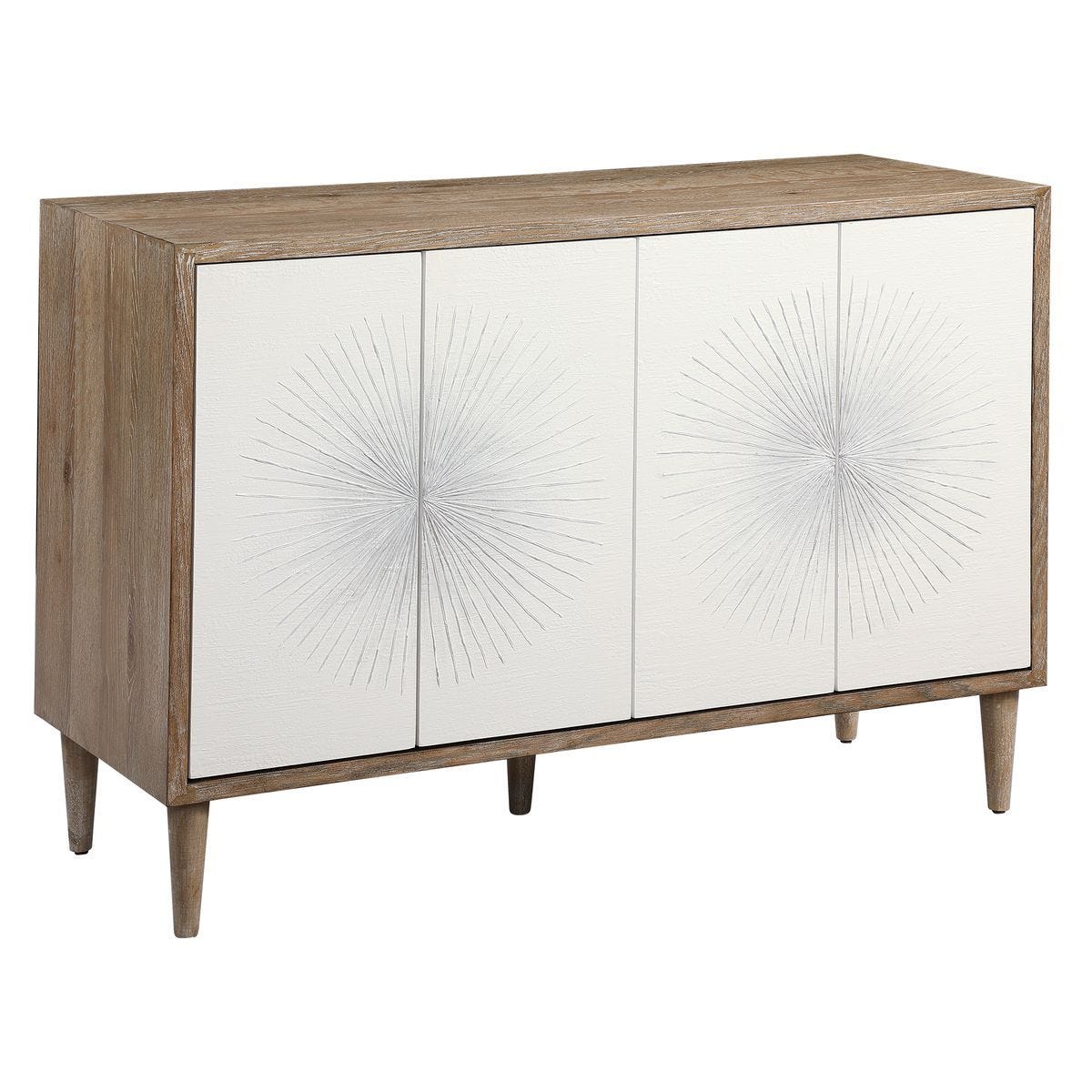 Dani 4 Door Cabinet - perfect storage for drinks and glassware | Image 3 | InSTYLE Home & Rugs