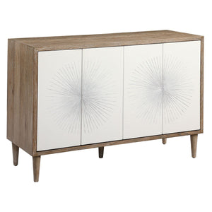 Dani 4 Door Cabinet - perfect storage for drinks and glassware | Image 3 | InSTYLE Home & Rugs