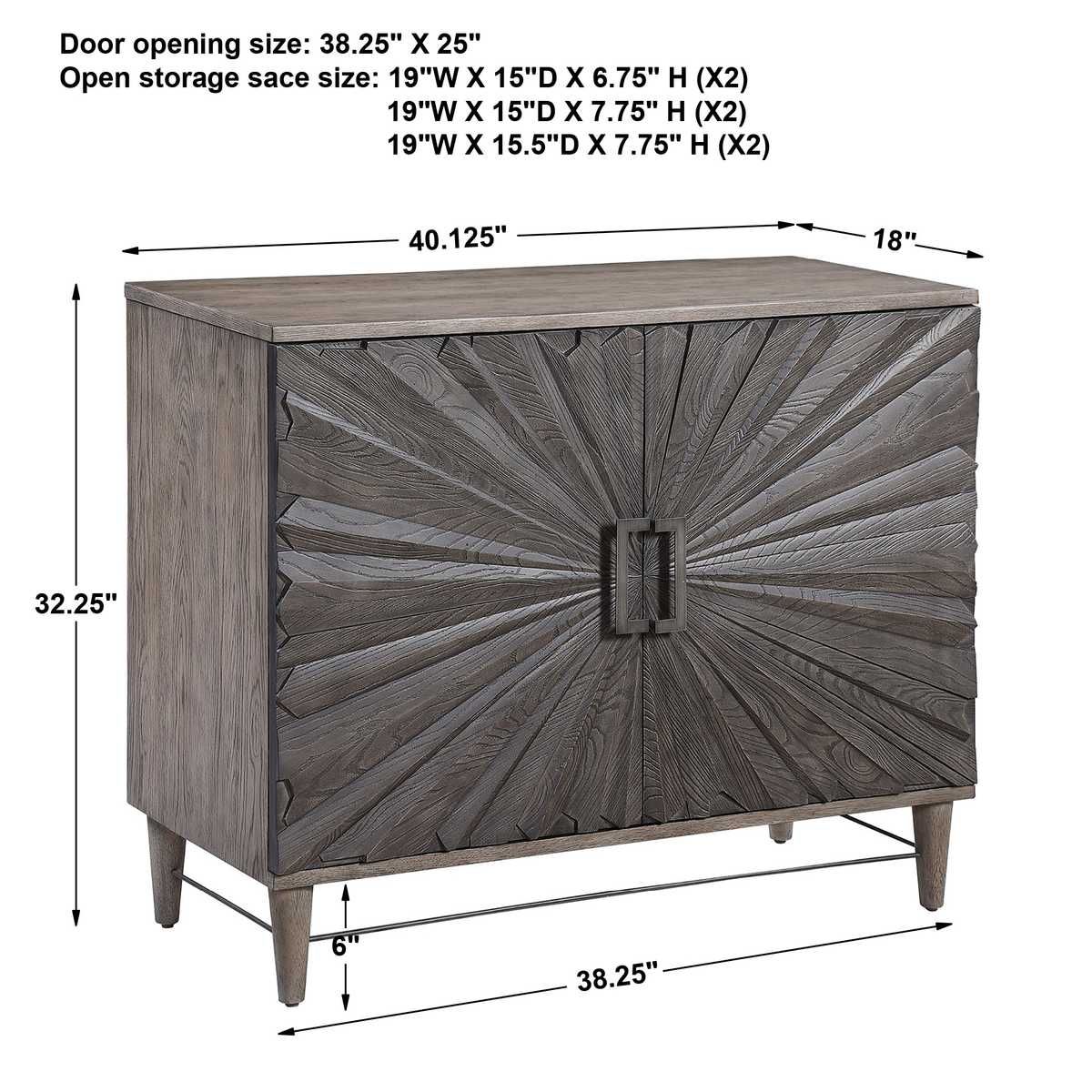 Shield 2 Door Cabinet - elegant cabinets for your bar | Image 9 | InSTYLE Home & Rugs