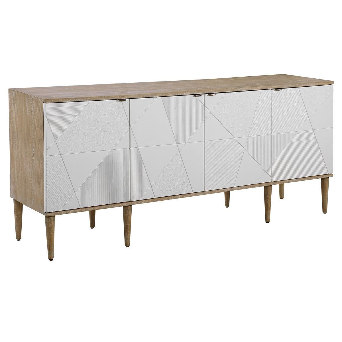 Tightrope 4 Door Cabinet - stylish bar carts for entertaining | Image 3 | InSTYLE Home & Rugs