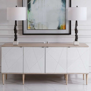 Tightrope 4 Door Cabinet - stylish bar carts for entertaining | Image 8 | InSTYLE Home & Rugs