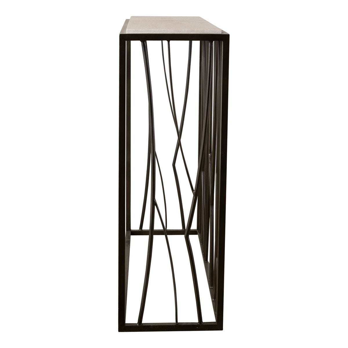 Reed Console Table, 2 CARTONS - elegant console table for modern living room decor | Image 3 | InSTYLE Home & Rugs
