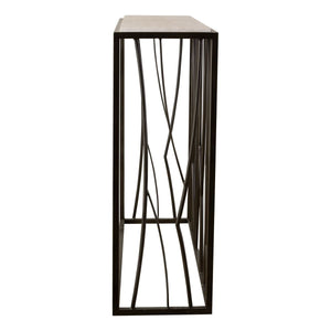 Reed Console Table, 2 CARTONS - elegant console table for modern living room decor | Image 3 | InSTYLE Home & Rugs