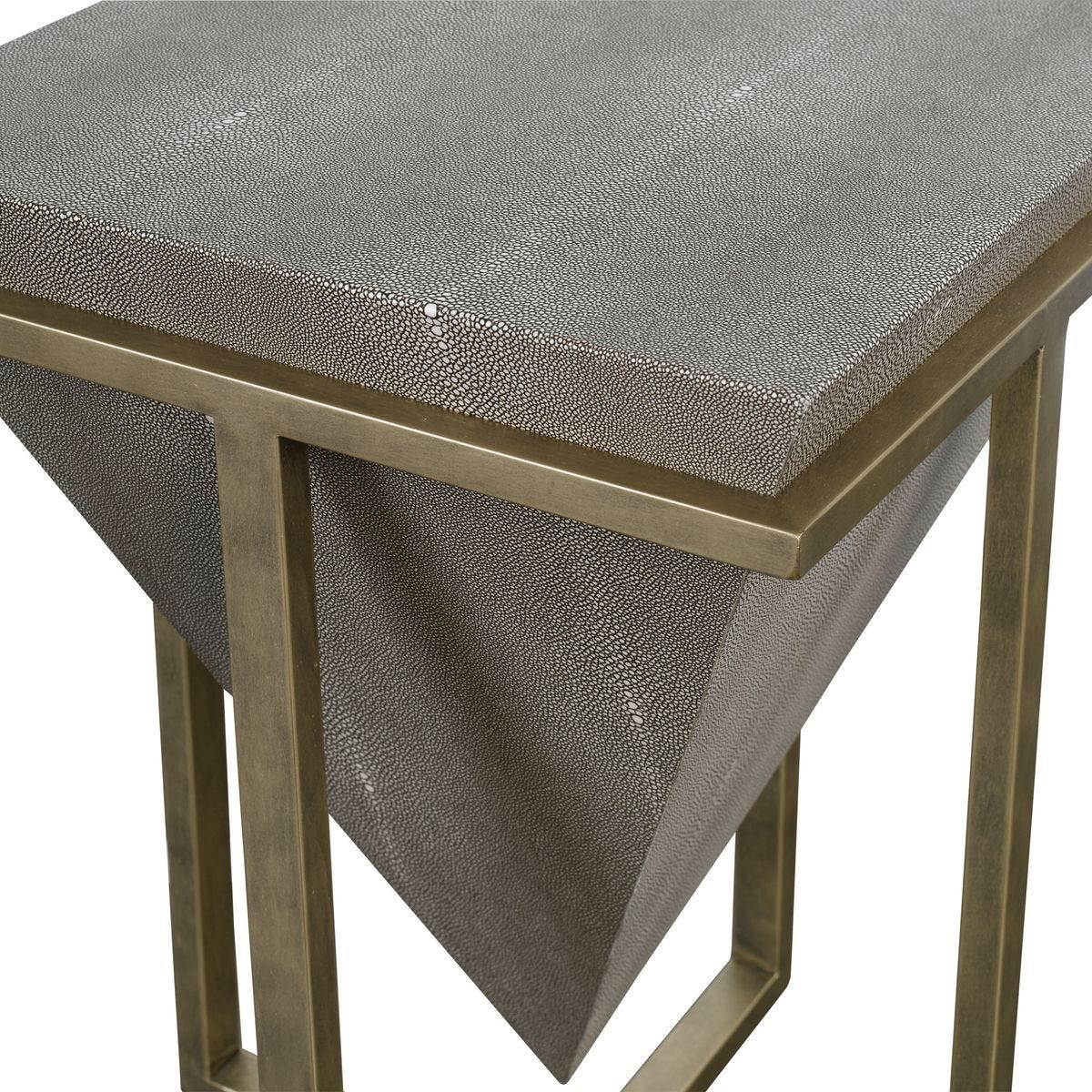 Bertrand Accent Table, Shagreen - functional accent table with unique design for any room | Image 4 | InSTYLE Home & Rugs