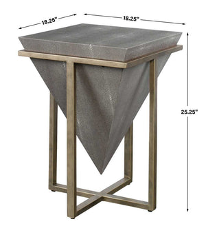 Bertrand Accent Table, Shagreen - functional accent table with unique design for any room | Image 6 | InSTYLE Home & Rugs