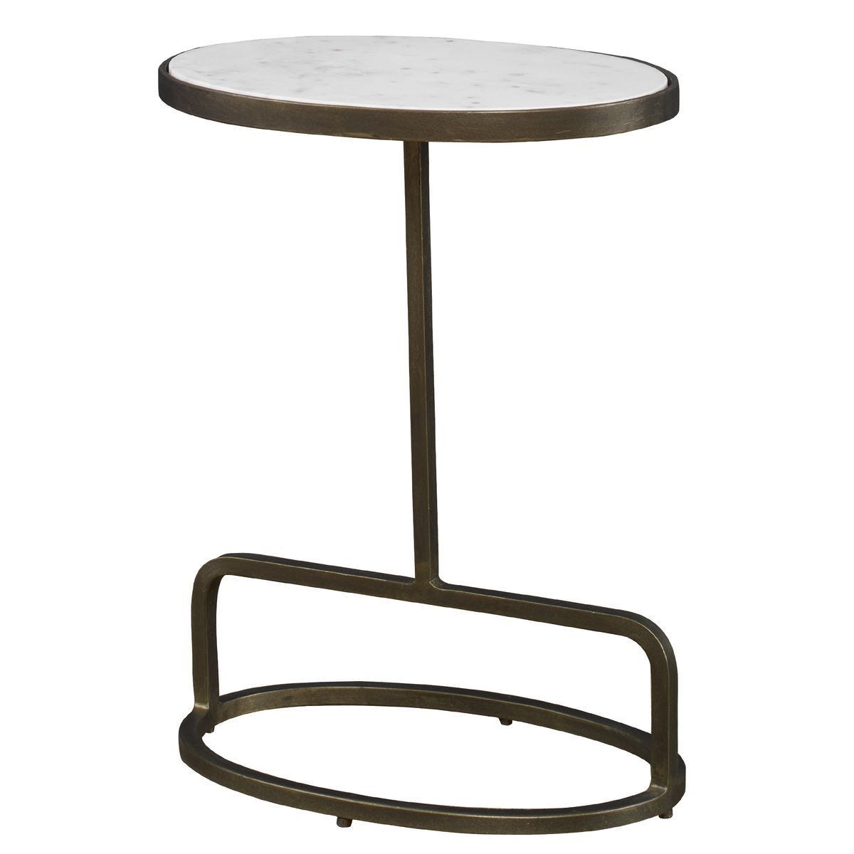 Jessenia Accent Table, Marble - small accent table with storage for a clutter-free space | Image 4 | InSTYLE Home & Rugs