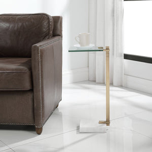 Butler Accent Table, White - small accent table with storage for a clutter-free space | Image 7 | InSTYLE Home & Rugs