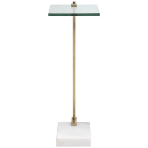 Butler Accent Table, White - small accent table with storage for a clutter-free space | Image 3 | InSTYLE Home & Rugs