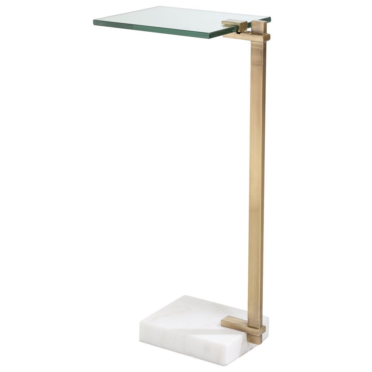 Butler Accent Table, White - small accent table with storage for a clutter-free space | Image 5 | InSTYLE Home & Rugs
