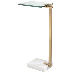 Butler Accent Table, White - small accent table with storage for a clutter-free space | Image 5 | InSTYLE Home & Rugs