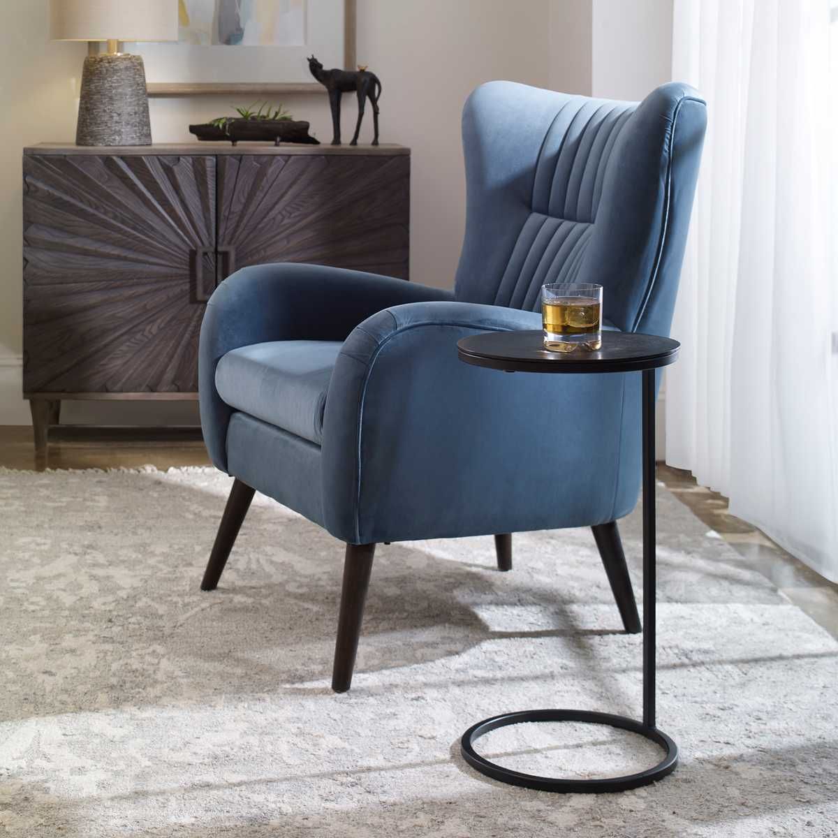 Brunei Accent Table, Bronze - chic accent table for contemporary home interiors | Image 4 | InSTYLE Home & Rugs